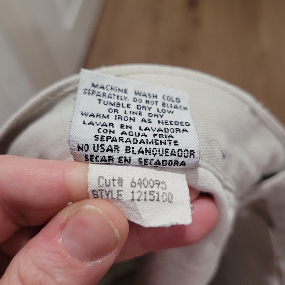 Vintage Lei Surplus Cream Button Fly Denim Cargo Shorts - Picture 4 of 8